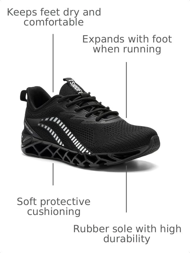 Image of Women's Running Shoes Non Slip Athletic Tennis Walking Blade Type Sneakers
