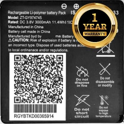 Original Mobile for Jio FI 6, JMR 1040, JIO WiFi 6, JIO Router 1040, JIO JMR 815 JIO DONGE 6, JIO Router 6 3000mAh (GY974745) with 1 Year Replacement Warranty
