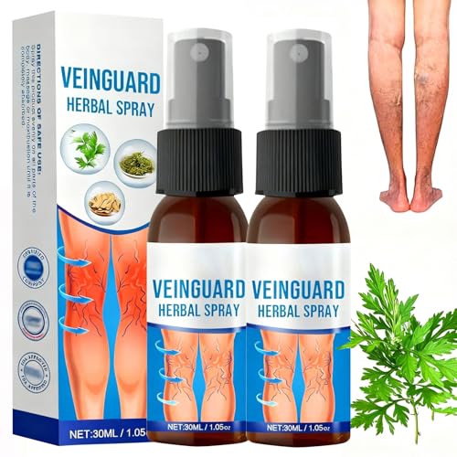 Timilk VeinGuard - Spray herbal para venas varicosas, spray profesional calmante para venas varicosas, venas varicosas para venas varicosas para mejorar la apariencia de las piernas