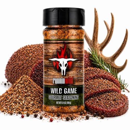 Gourmet Wild Game Seasoning | Premium Game Meat Rub for Venison, Lamb, Deer, Sausage, Jerky, Boar,...