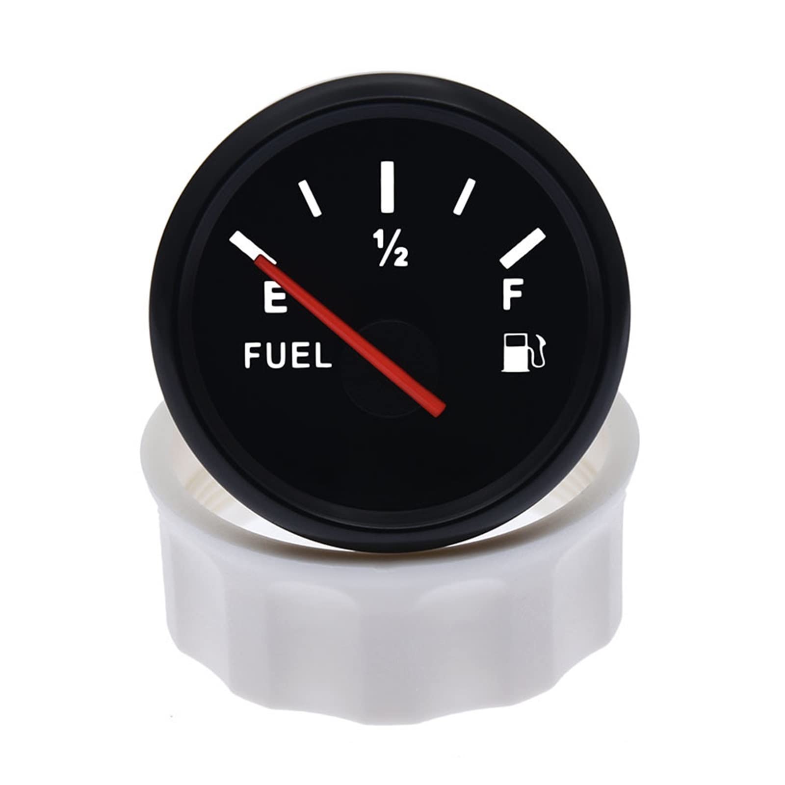 Cfwwsaq R Liquid Level Mete, 0-190 Ohm Fuel Level Gauge With Fuel Level Senso 52Mm Fuel Level With Ed Backlight Oil Indicato Range Sensor(1)