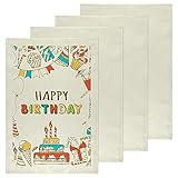 PLULON 4 Pcs Blank Garden Flags Burlap Garden Flag Yard Flag Garden Flag for Patio Garden Yard Outdoor Home Decorations 12Inch x 18Inch