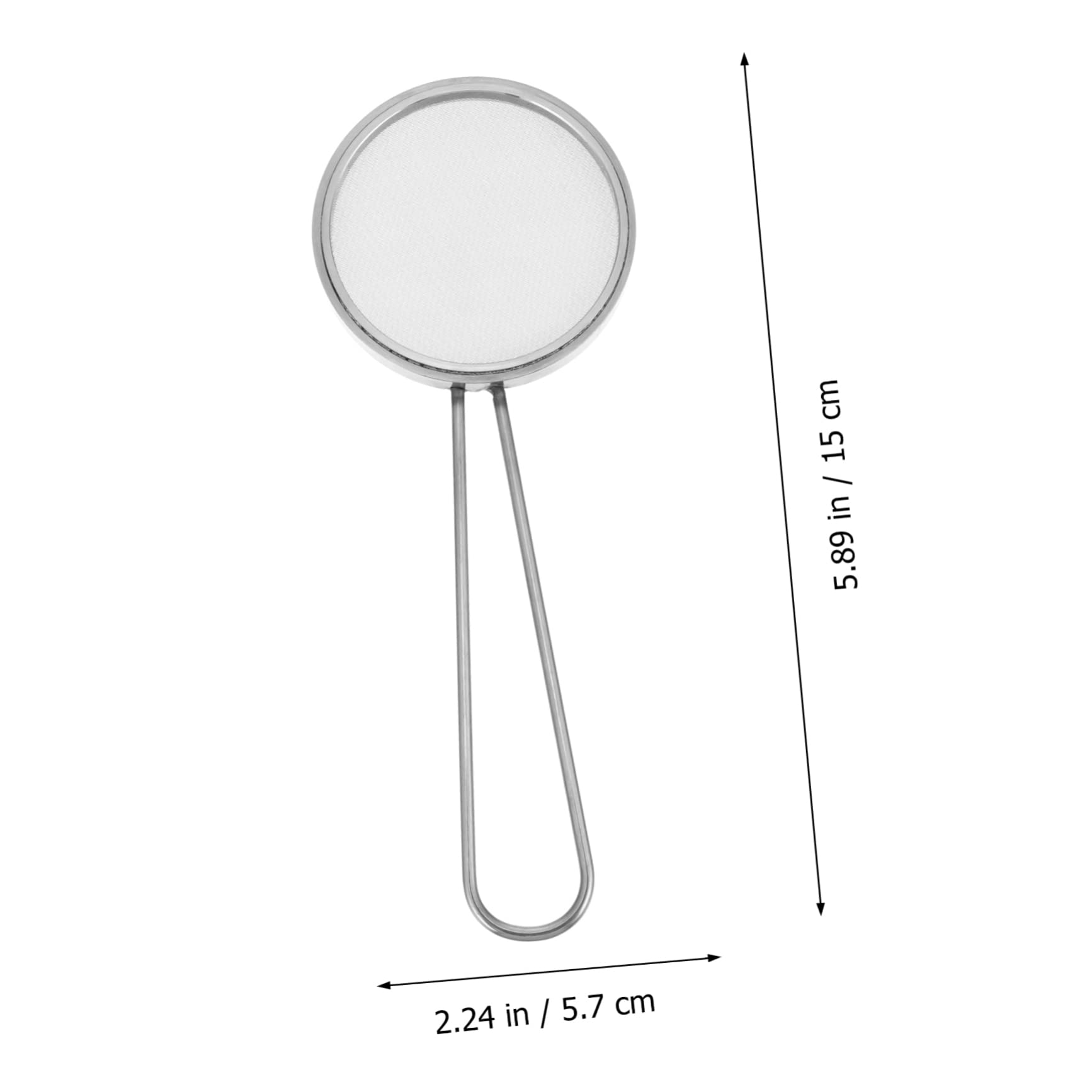 PRETYZOOM 100 Mesh Cell Strainer Fine Filter Mesh Food Strainer for Laboratory Stainless Steel Cell Filter Handle