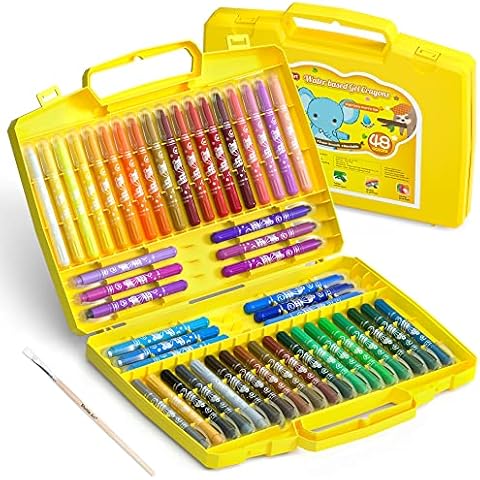 Shuttle Art 48 Colors Gel Crayons Cover