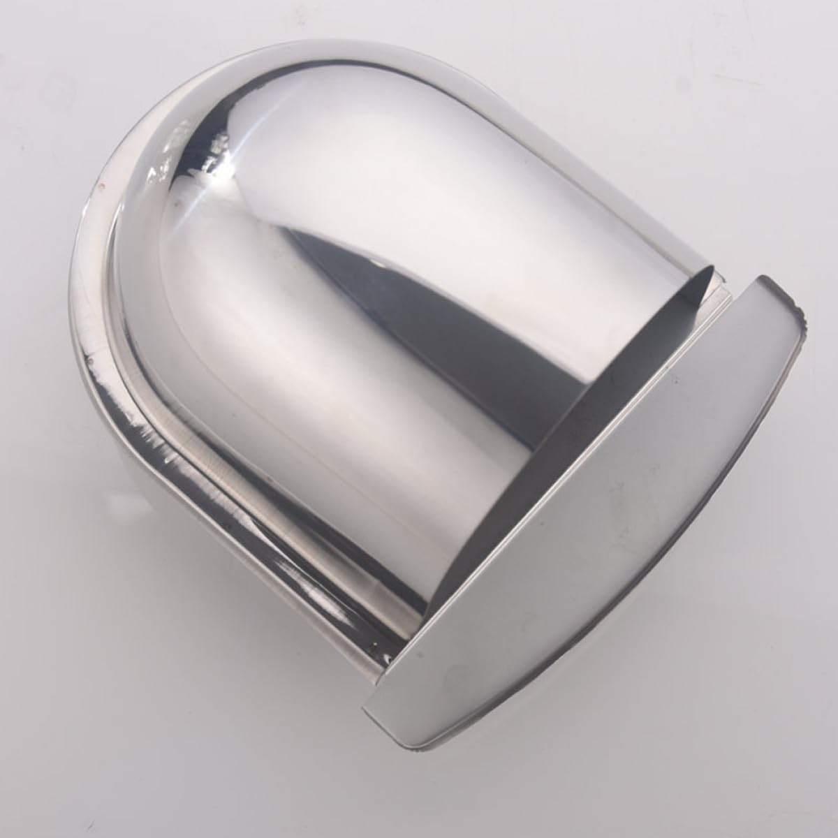 Grille de Ventilation U en Acier Inoxydable 150 Mm, Capuchon D'aération Extérieur Anti-pluie et Anti-vent, Déflecteur pour Hotte D'extraction la Cuisine, Ventilation Inox Murale