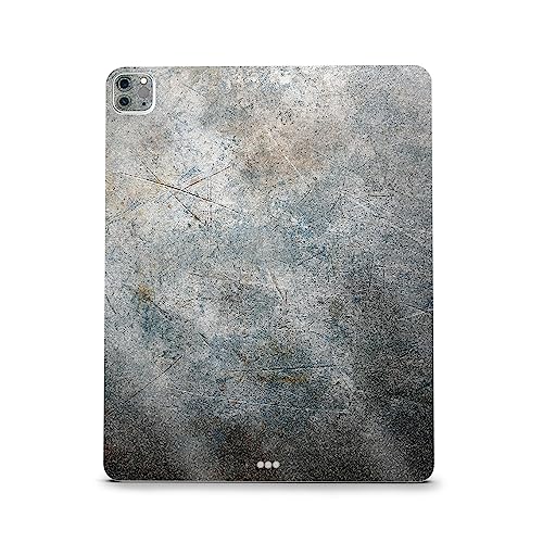 Image of MightySkins Carbon Fiber Skin Compatible With Apple iPad Pro 12.9 inch M2 6th Gen (2022) Full Wrap Kit - Shadow Concrete | Protective Durable Textured Carbon Fiber Finish | Easy To Apply | Made in the USA