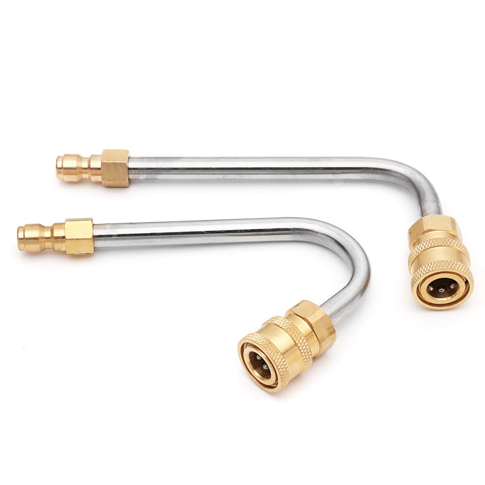 Rondella Ad Alta Pressione Gutter Rod Cleaner Attacco Per Lance/Bacchetta Da 1/4 Pollice Quick Connect - 2 #