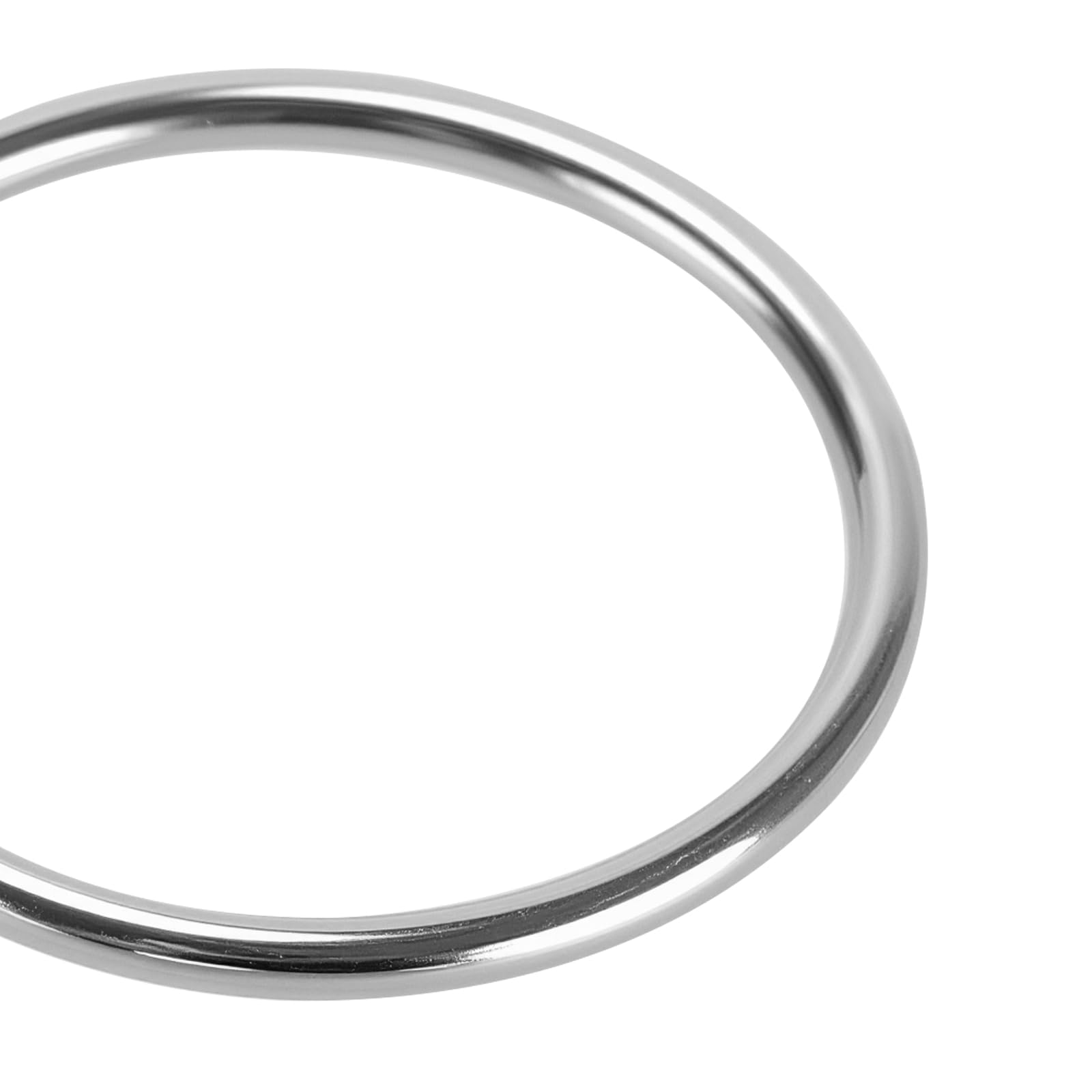 Confezione da 100 anelli per tende in metallo, diametro interno 32 mm, anelli in metallo con occhielli per asta doccia, tendaggi, aste per finestre, argento
