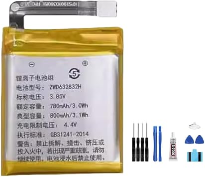 Generic Battery ZWD632832H 800mAh 3.85V compatible For 8X 9X Pro W920 SE5 W901 W910 W907 W915 Kido K3 K3S F2 V5 Smartwatch Battery