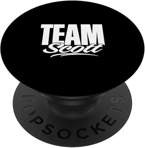 Team Scott Name, Cheer for Scott Support PopSockets Intercambiable PopGrip