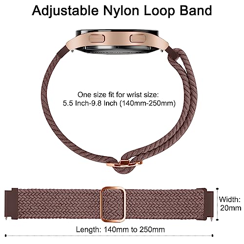 Correa de nylon trenzada ajustable para reloj miniatura 4