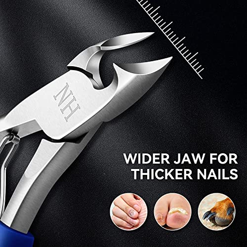 Image of Toe Nail Clipper for Ingrown or Thick Toenails ingrown toenail tool Podiatrist Toenail Clippers Professional Thick & Ingrown Toe Nail Clippers for Men & Seniors, Pedicure Clippers Toenail Cutters