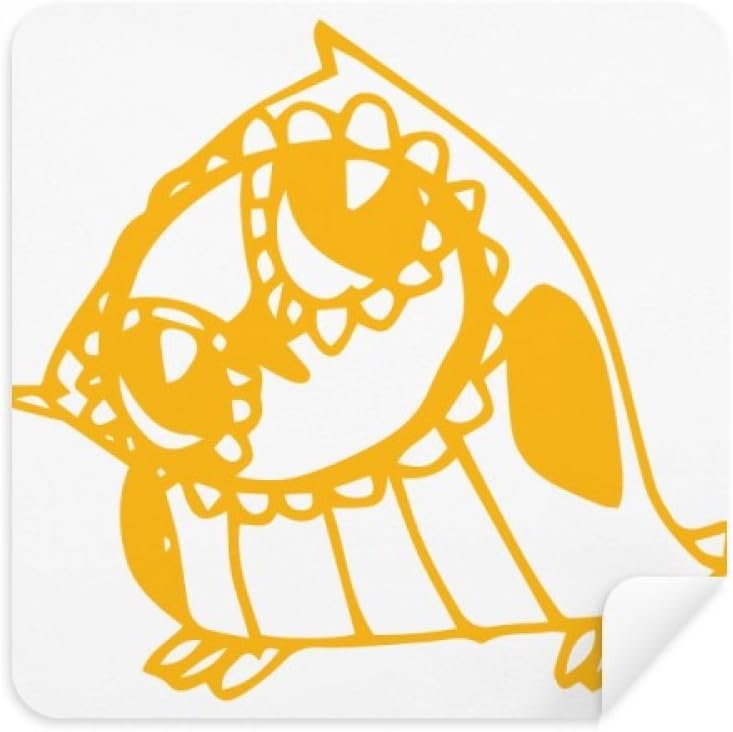 Cartoon Cute Tilt Bird Protect Animal Pet Lover Glasses Cloth Screen Cleaner Suede Fabric 2 Pack