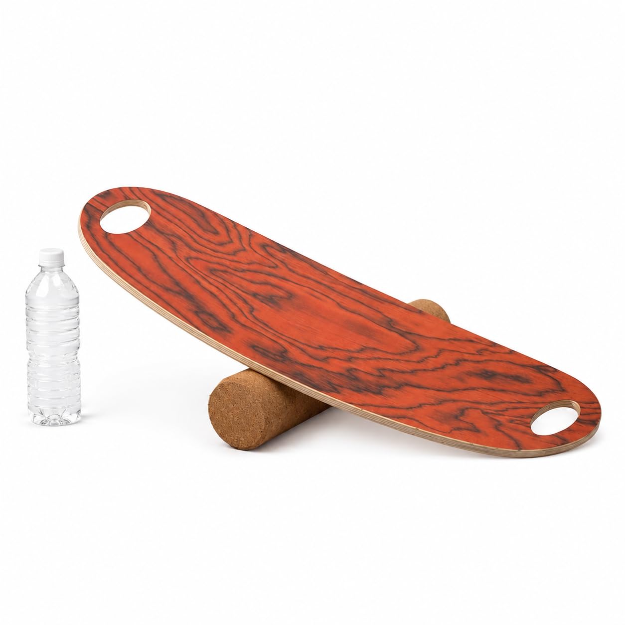 Balance Board in Legno Composito, Tavola Proprioceettiva con Rullo in, Pedana di Equilibrio Portatile per Adulti e Bambini