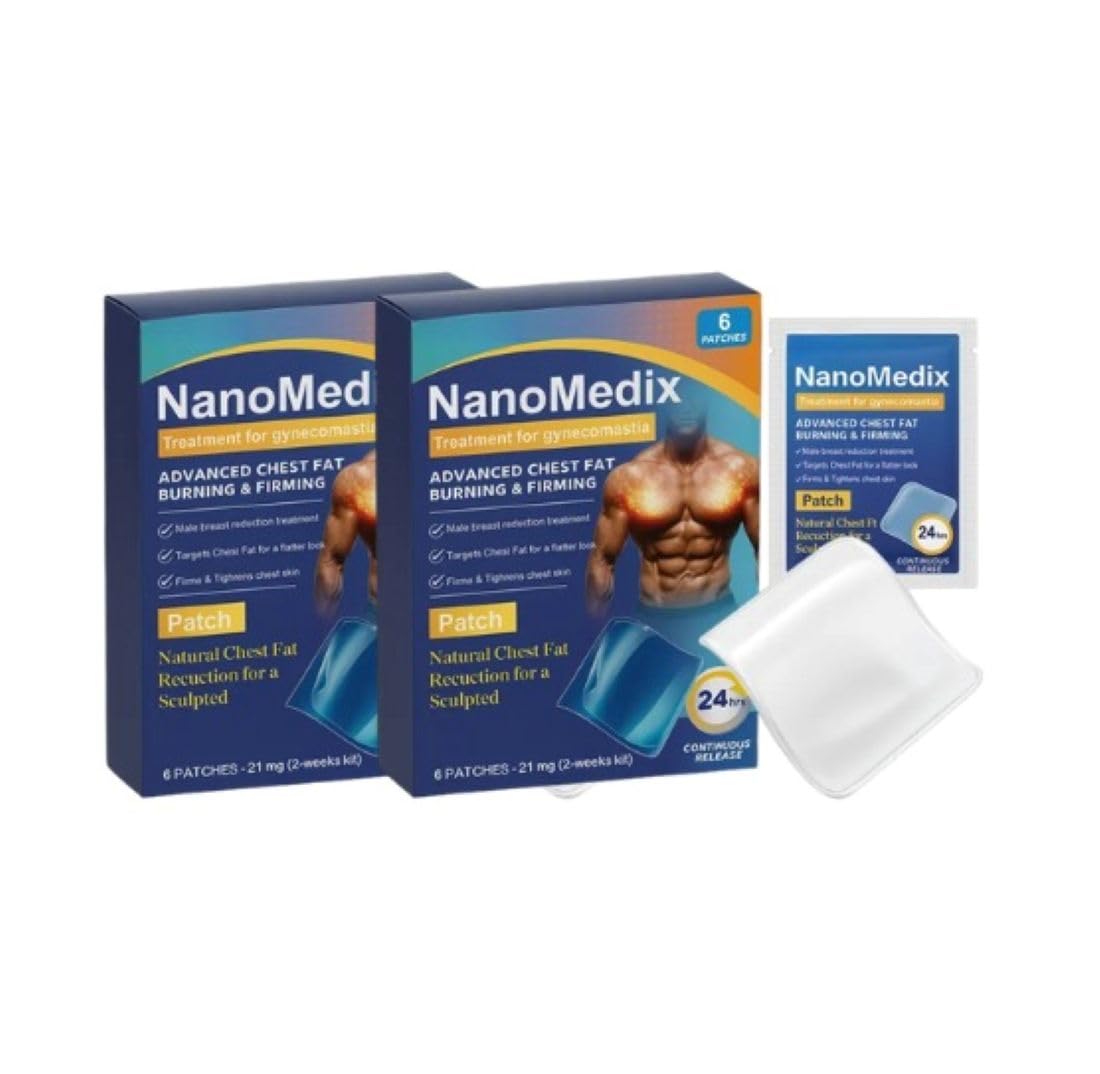 NanoMedix Gynecomastia Chest Fatburn & Firm 6 Patch for Men Chest Tightening Slimming Support Sweat Resistant Comfortable Daily Wear Patches (Pack of 1) — Amazon image 10