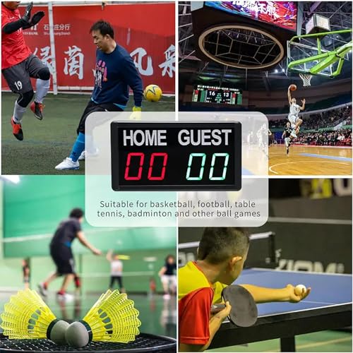 Marcador digital LED multisport para interiores miniatura 3