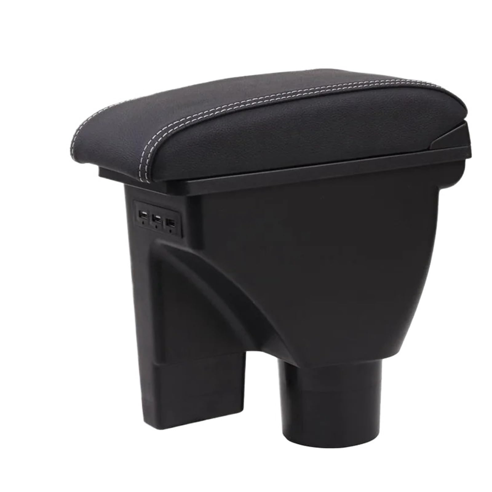 Hguvsjd Armrest Box For Hyundai For Getz Armrest Retrofit Parts Dedicated Center Storage Box Accessories Car Armrests(A Black White line)
