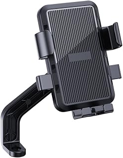 Casotec Motorcycle Rearview Mirror Mobile Holder | Universal Anti-Slip Clamp with Secure Grip | Adjustable Phone Mount for... Price In India