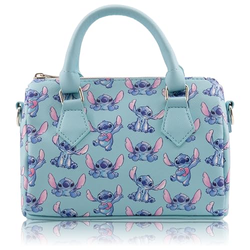 Stitch, Hello Kitty or Bluey 7" Mini Purse Crossbody Handbag for Girls | Leather Women's Shoulder Handbag Satchel2