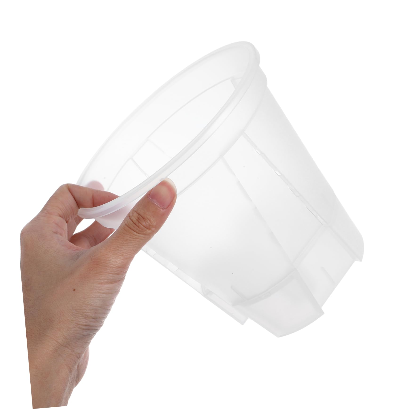 Sosoport Lot De 6 Pots Dorchidées en Plastique avec Système Darrosage Automatique pour Jardin Intérieur