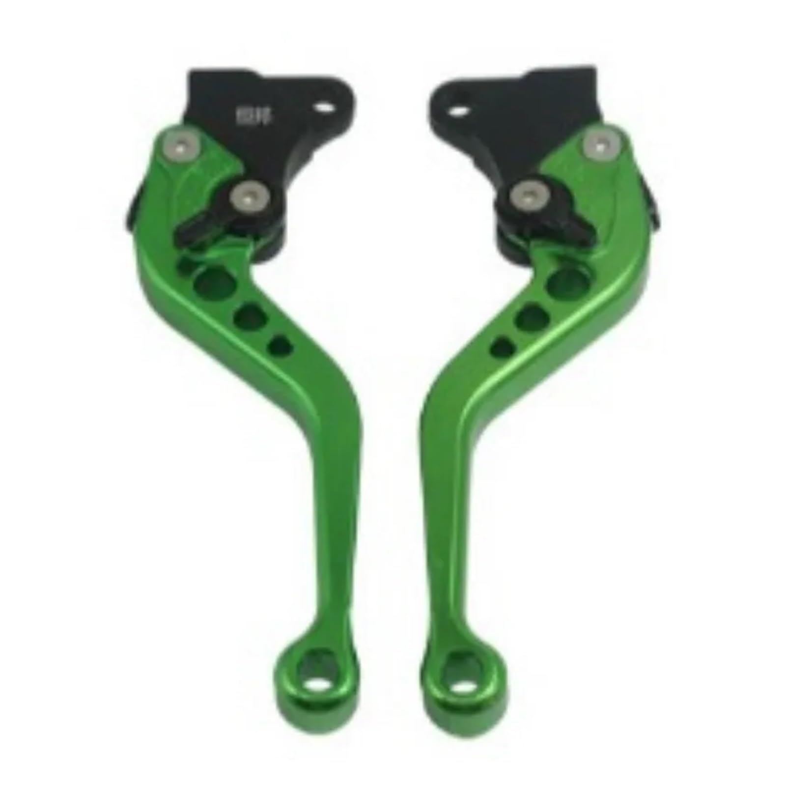 ZhanNuoBHd Brake Clutch Lever for CG125 Motorcycle Brake Handle Motorbike Modification CNC Clutch Drum Brake Lever Handle Adjustable Handlebar Set(Green)