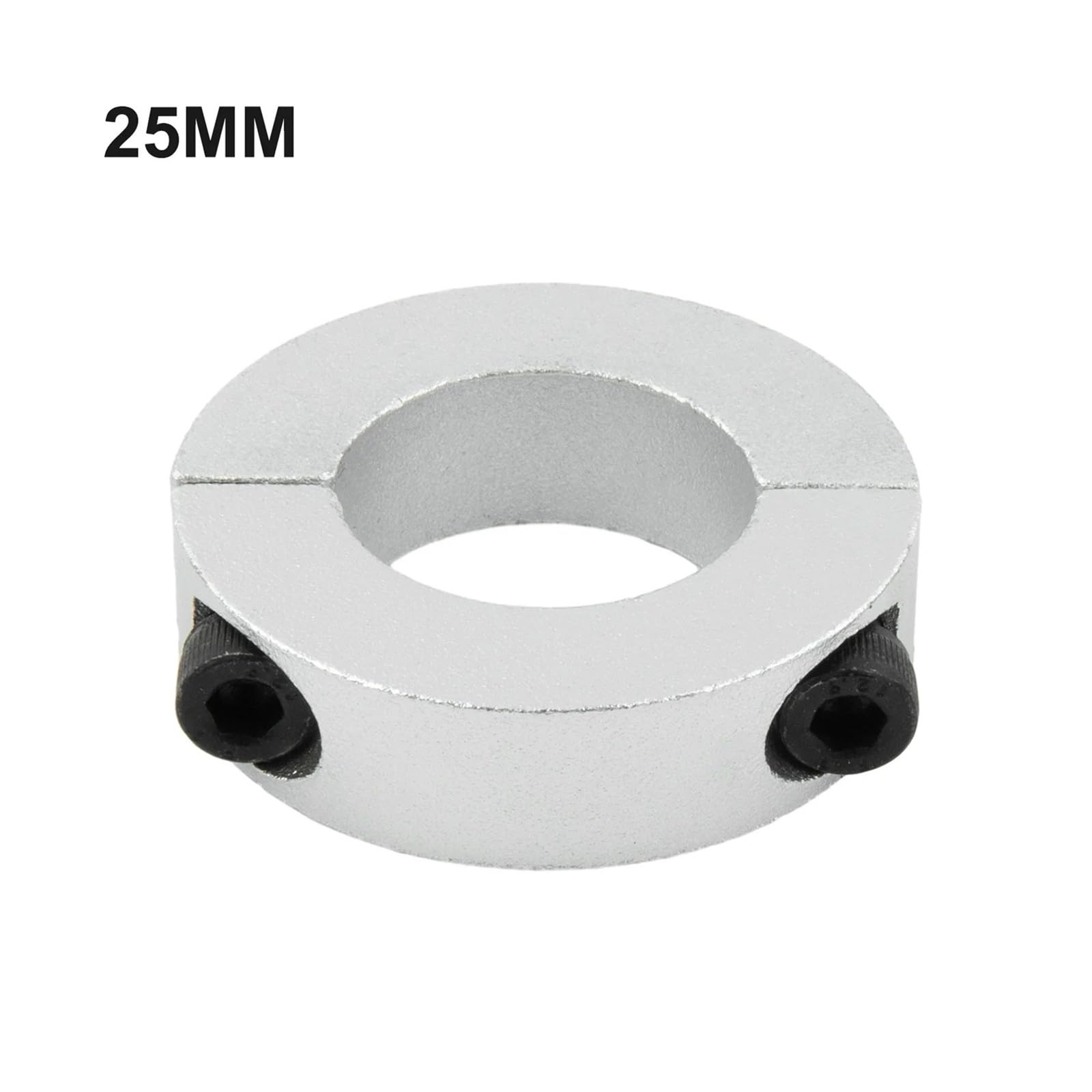 Morsetto Morsetto Albero Collare Argento Doppio Split Interno 1 Pezzo