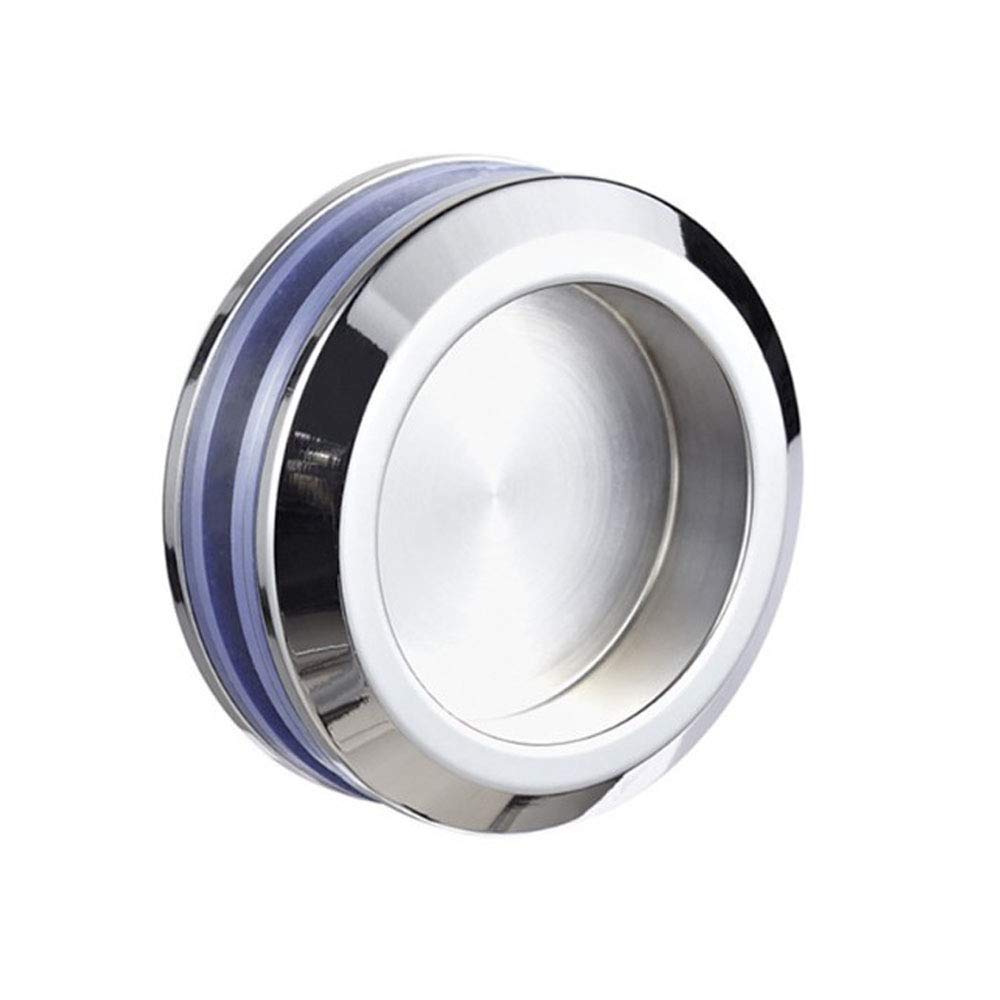 304 Stainless Steel Shower Glass Door Sliding Knob Bathroom Round Back-to-Back Handle Pull Silver