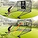 Golf Hitting Net, 10x7ft Golf Simulator Practice Net with Impact Screen, Auto Ball Return, Mat, Target Cloth, Side Net for Chipping Driving Backyard Garage Indoor Outdoor