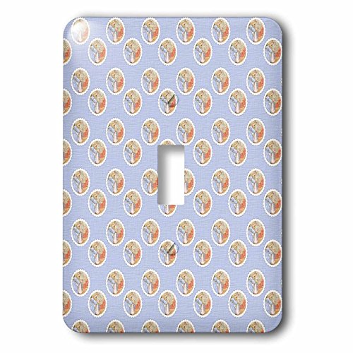 Interrupteur motif famille Peter Rabbit avec commande 2,5 cm - 2