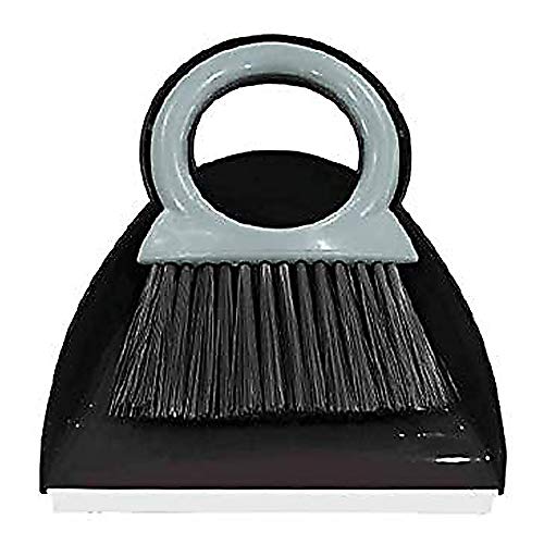 Mini Table Dustpan and Brush – Clean Crumbs and Dirt of Tablecloths, Desks