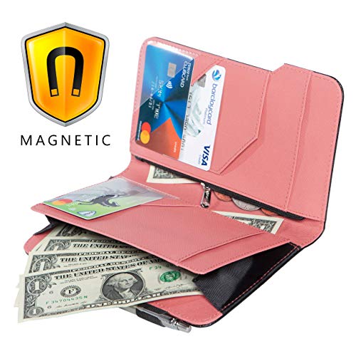 Ogalv Server Waitress Book for Waiter Organizer Magnetic with Zipper Pocket Money Pen