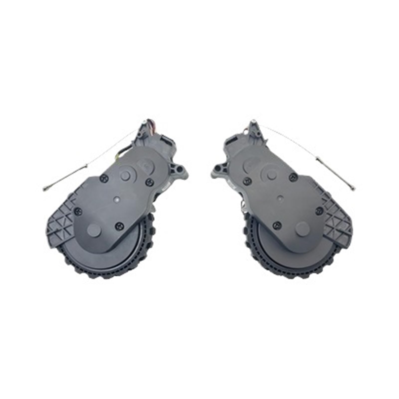 PBSKAWUQALF Robot Vacuum Wheels Compatible With Roborock Qrevo Curv 2 Flow Robot Vacuum Cleaner Wheel Accessories(L and R)