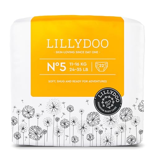 LILLYDOO hautfreundliche Windeln, Größe 5 (11+ kg), 22 Stück