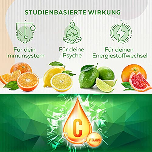 Adelle Davis Vitamin C Pulver 500 Gramm zur Unterstützung des Immunsystems