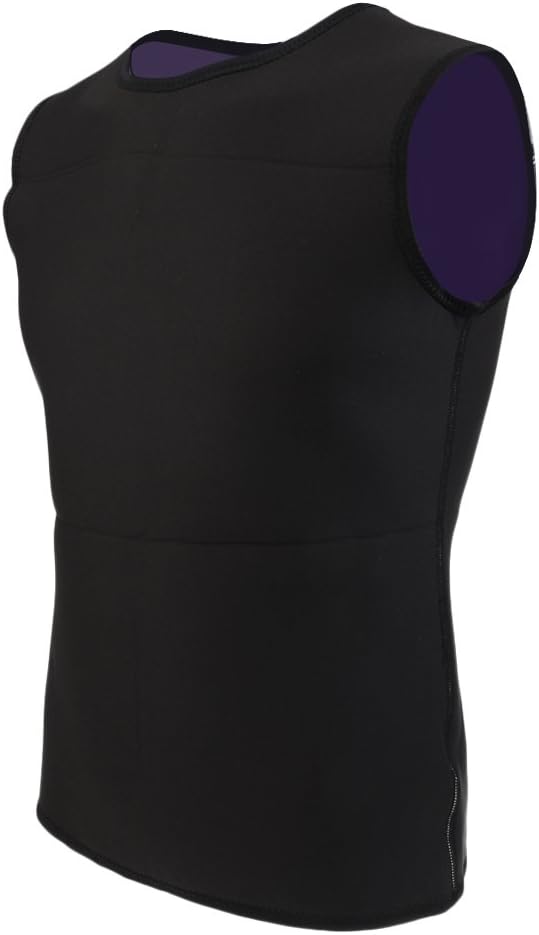 Men's Neoprene Wetsuit Vestion Surf - Diving Snorkeling Swimming Warm Underwear - Adult Wetsuit Suit for Diving Surfing Kayaking - Black