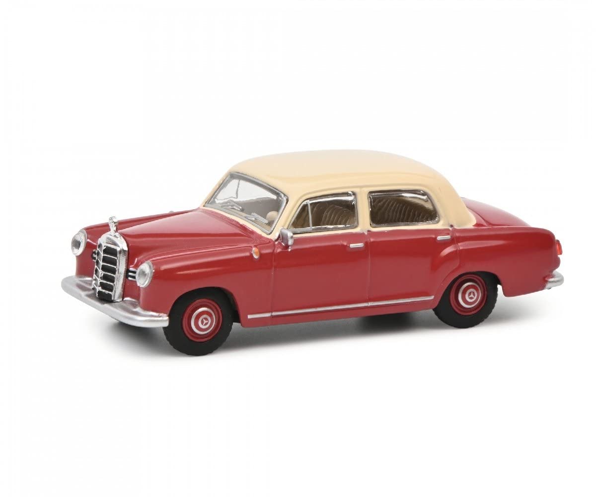 Amazon | シュコー 1/64 メルセデス ベンツ 180 D レッド/ベージュ
