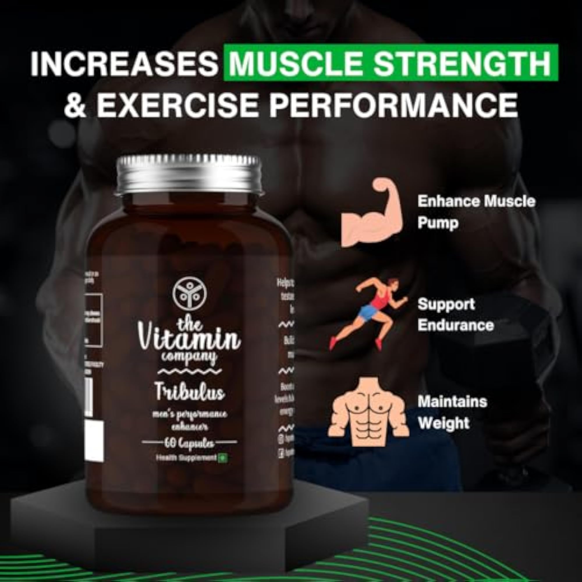 The Vitamin Company Tribulus Capsules for Athletic Performance