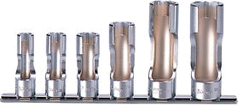Ko-ken RS3300FN/6 3/8 Sq. Dr. Socket set 8mm-19mm Flare Nut 150mm 6 pieces
