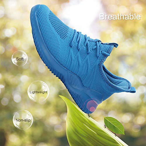 Image of KEEZMZ Womens Ladies Walking Running Shoes Slip On Lightweight Casual Tennis Sneakers Clothes Shoes