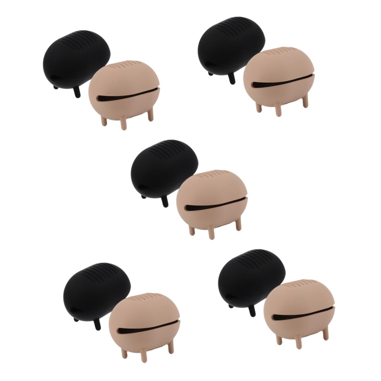 FOMIYES 10piezas Organizador Portátil De Esponjas De Maquillaje Estuche De Diseño Transpirable Para Viajes y Uso Doméstico Para Mantener La Limpieza y Secado De Tus Esponjas