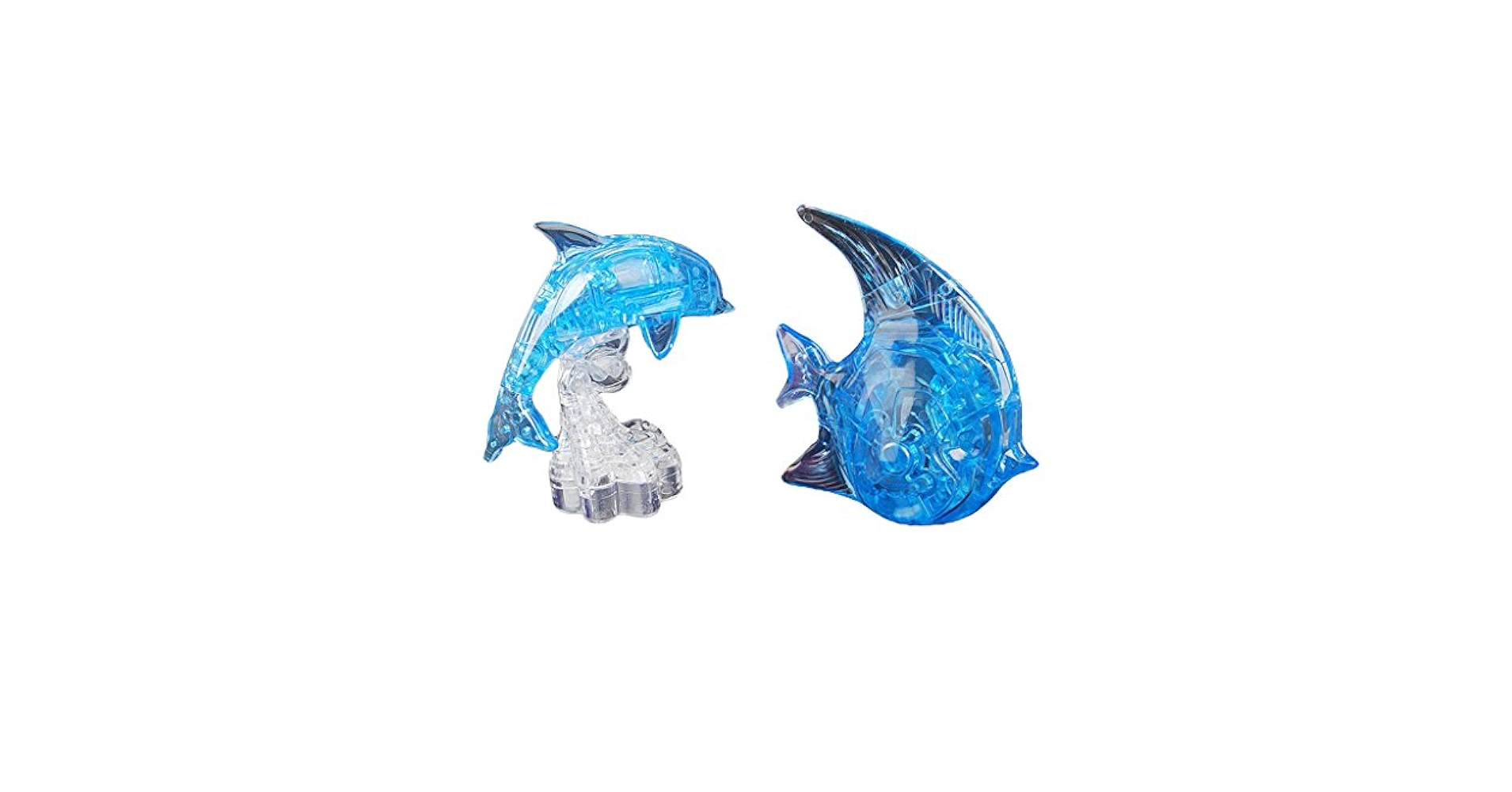 イルカと魚のパズル Amazon.co.jp: freneci 2点セット クリスタルパズル