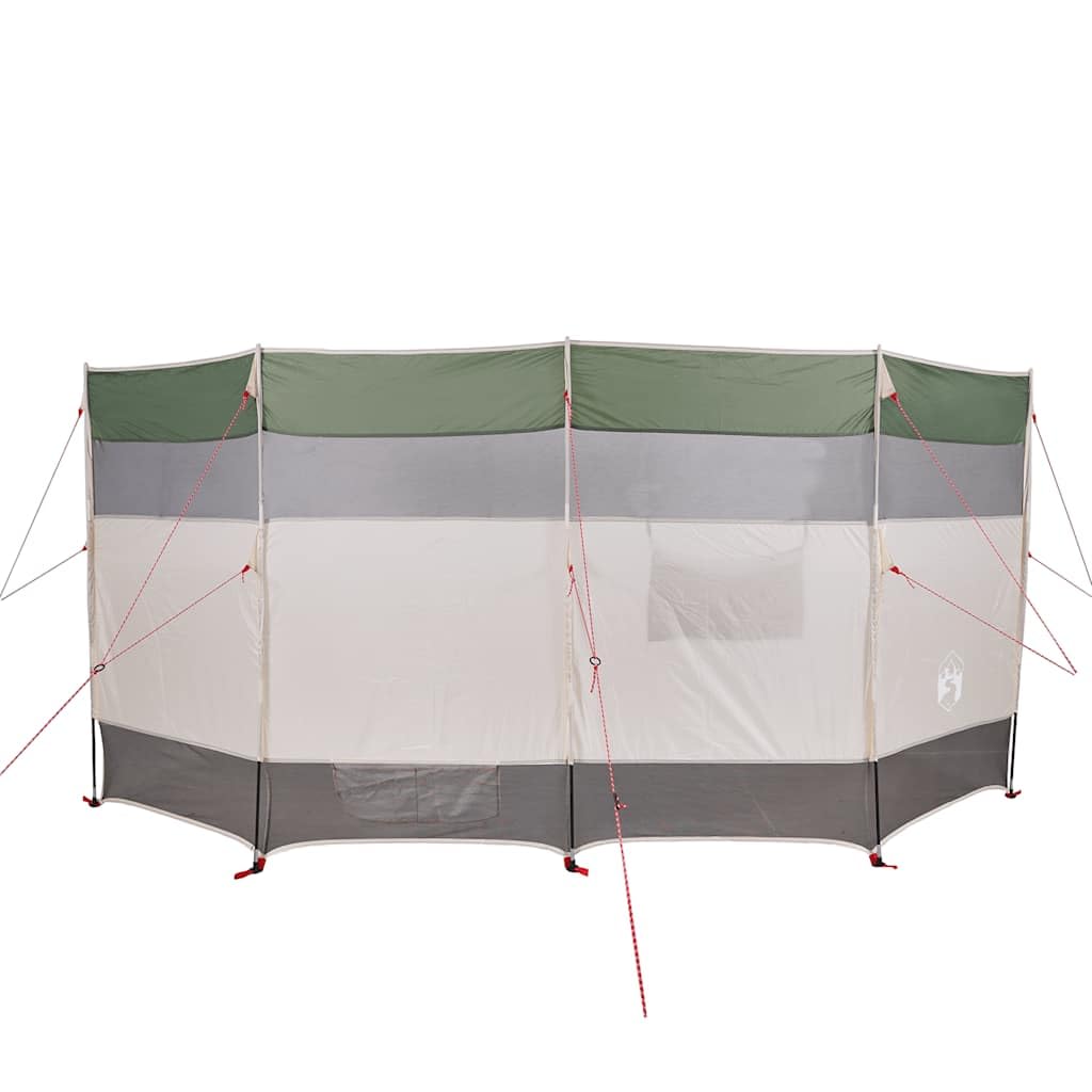 Protección contra el viento para camping, gris y naranja, 510 veces, impermeable, estable, plegable, con piquetas de metal y cuerdas tensoras, para playa, exterior, senderismo, vivac, tienda