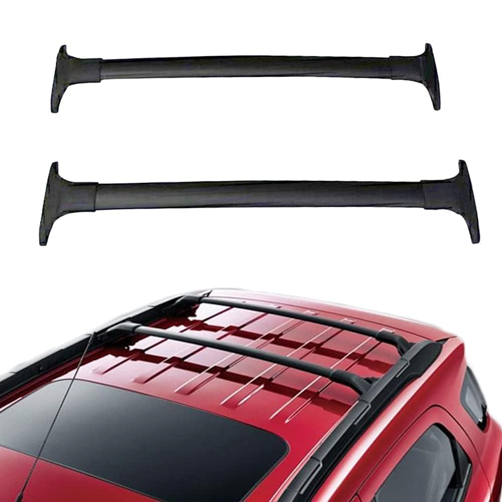 Barre portapacchi portatutto Barre Trasversali Portapacchi Capacità di Carico 220 kg per Veicoli con Sponda Laterale per Ford Ecosport 2013 2014 2015 2016 2018 2019 2017 2020 Alluminio 2 pezzi