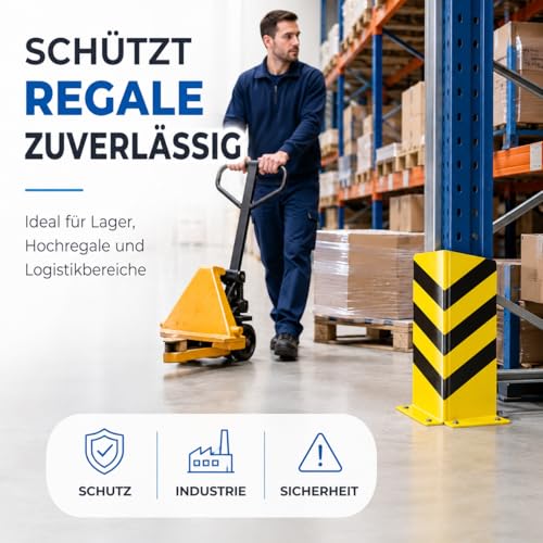 Protection d'angle de rangement en acier pour structures hautes