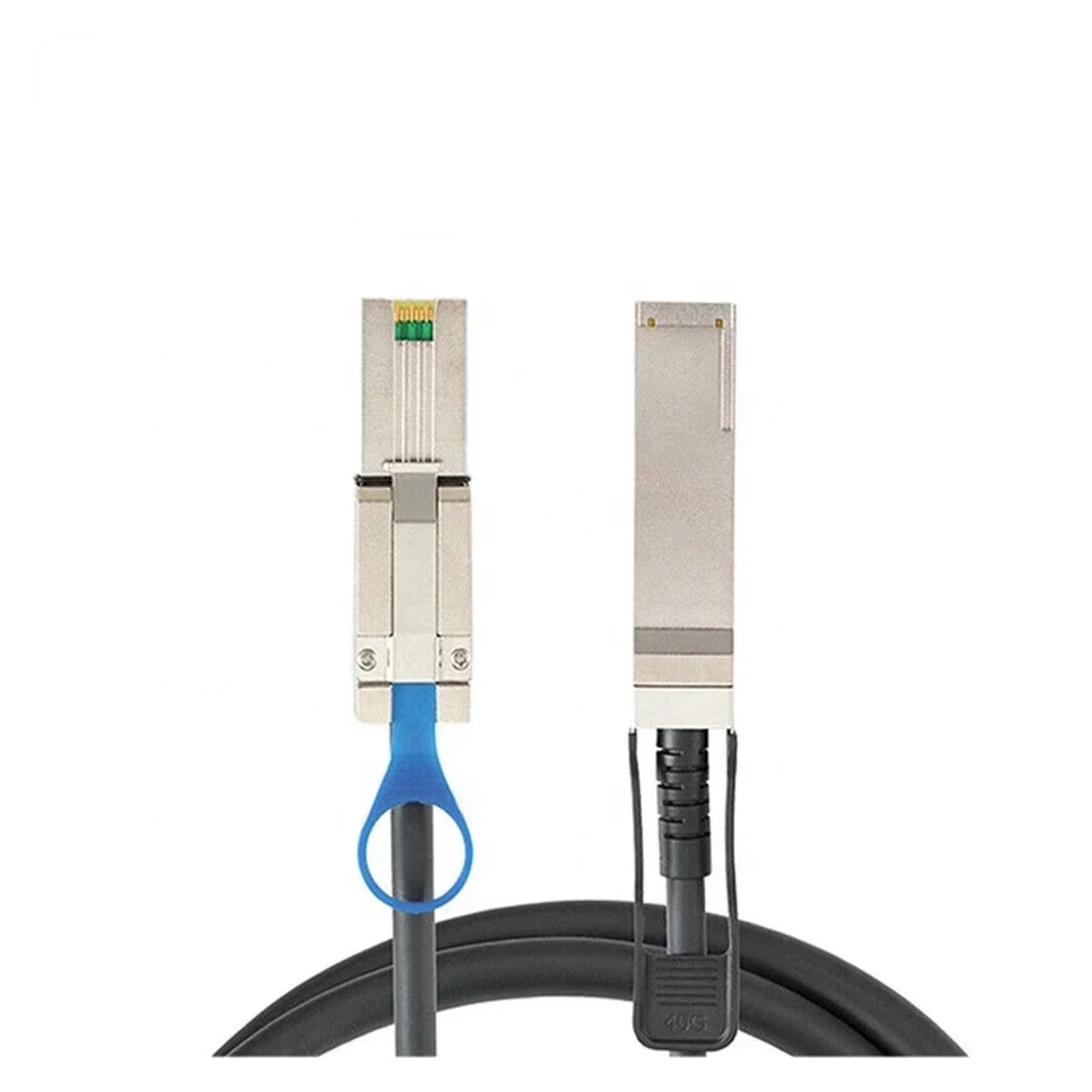 Câble adaptateur SFF8436 vers SFF8088 QSFP 40 g SFF-8436 vers MI NI S*A*S HD SFF-8088 pour DS4243 et DS4246 (0,5 m, noir)