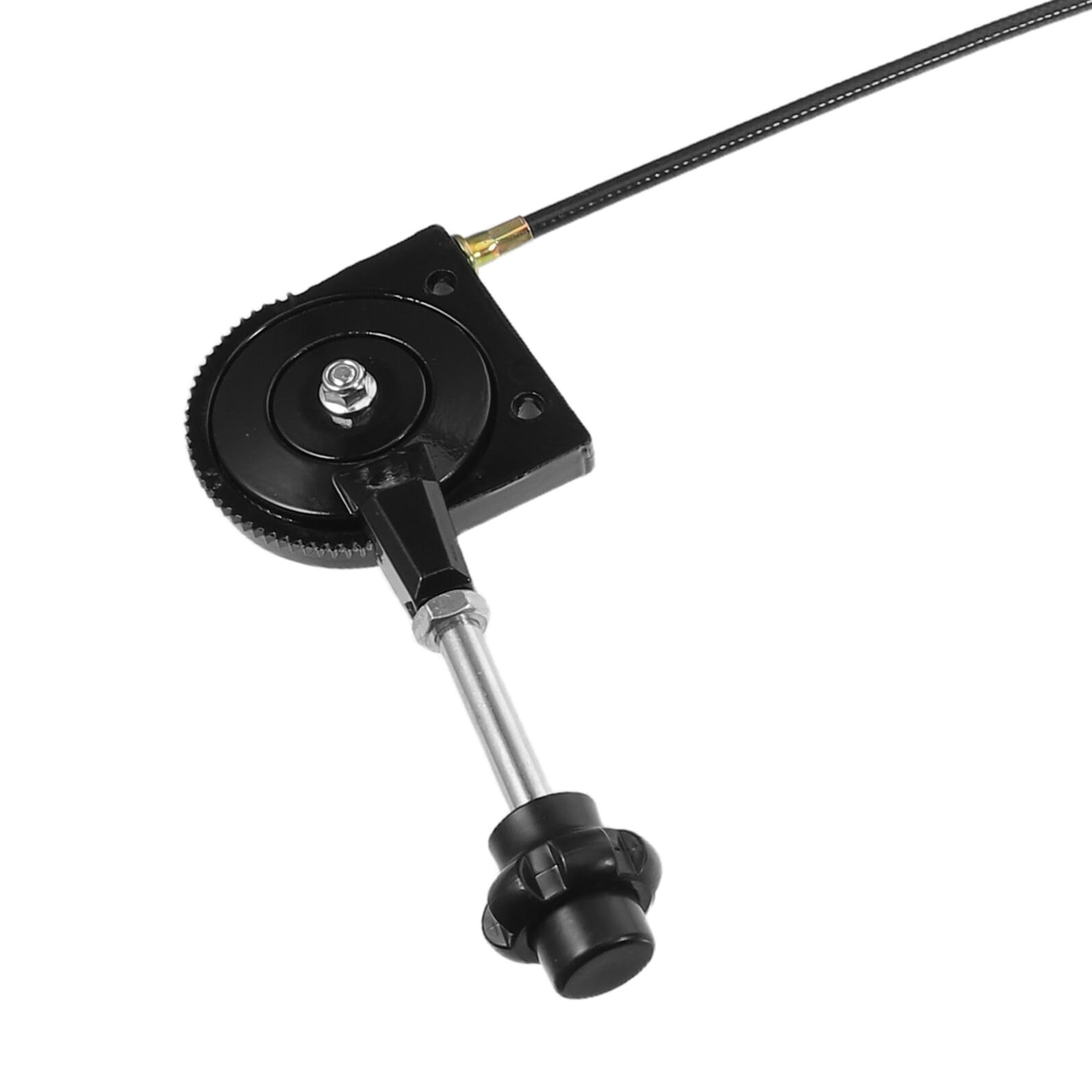 VALICLUD Leva Controllo Acceleratore Manuale Escavatore Cavo 1 Metro, Gruppo Maniglia Acceleratore a Cavo Resistente per Macchine Movimento Terra, Ricambio Parte Controllo Manuale