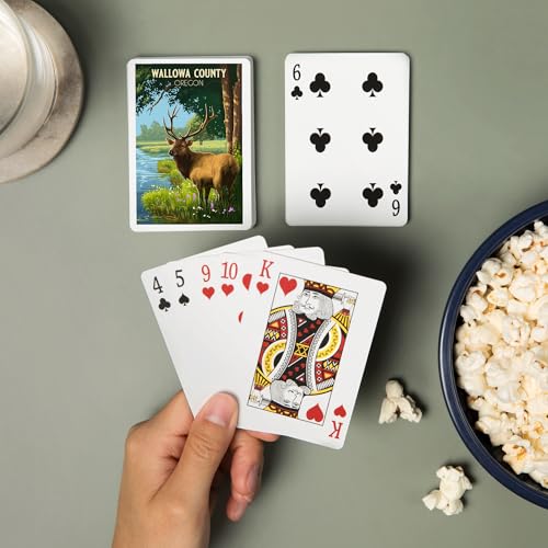Baraja de Cartas Póker 52 para Adultos Wallowa County Oregon miniatura 2