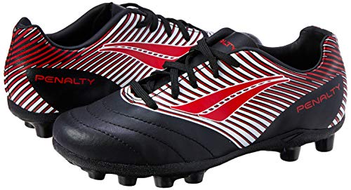 Chuteira Campo Dominio IX, Penalty, Infantil, Preto, 32