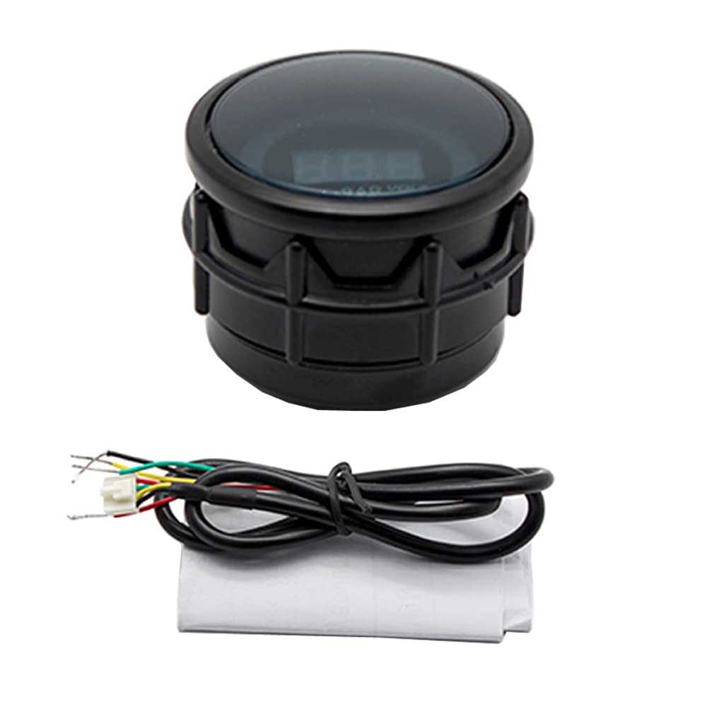 ETOPARS Moteur Voiture Auto Numérique 2 Pouces 52mm Kit de Jauge de Tension Volt Indicateur Affichage Lumineux Lentille de Teinte Fumée