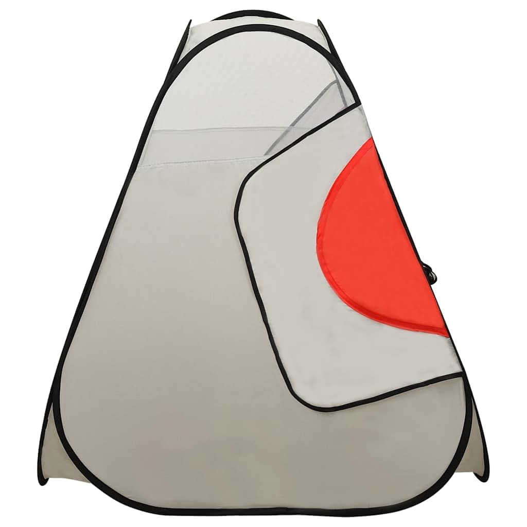 Spielzelt Elefanten-Form mit 250 Bällen, 174x86x101 cm, Grau Polyester, inkl. Spieltunnel und Tragetasche, Kinderzimmer und Garten, Krabbeltunnel für drinnen und draußen